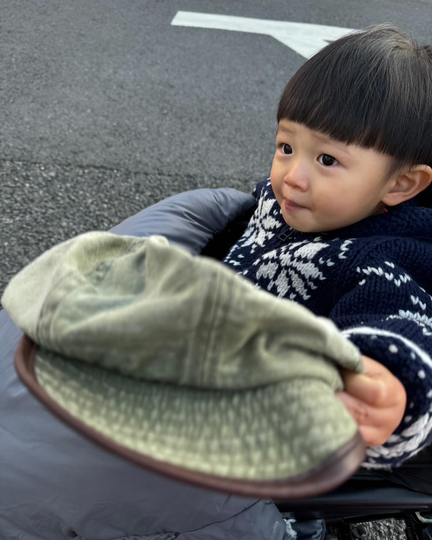 お仕事で使っていた帽子を、あの大雪の日に無くしてて、